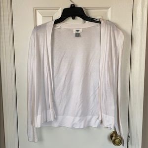 White Old Navy Cardigan